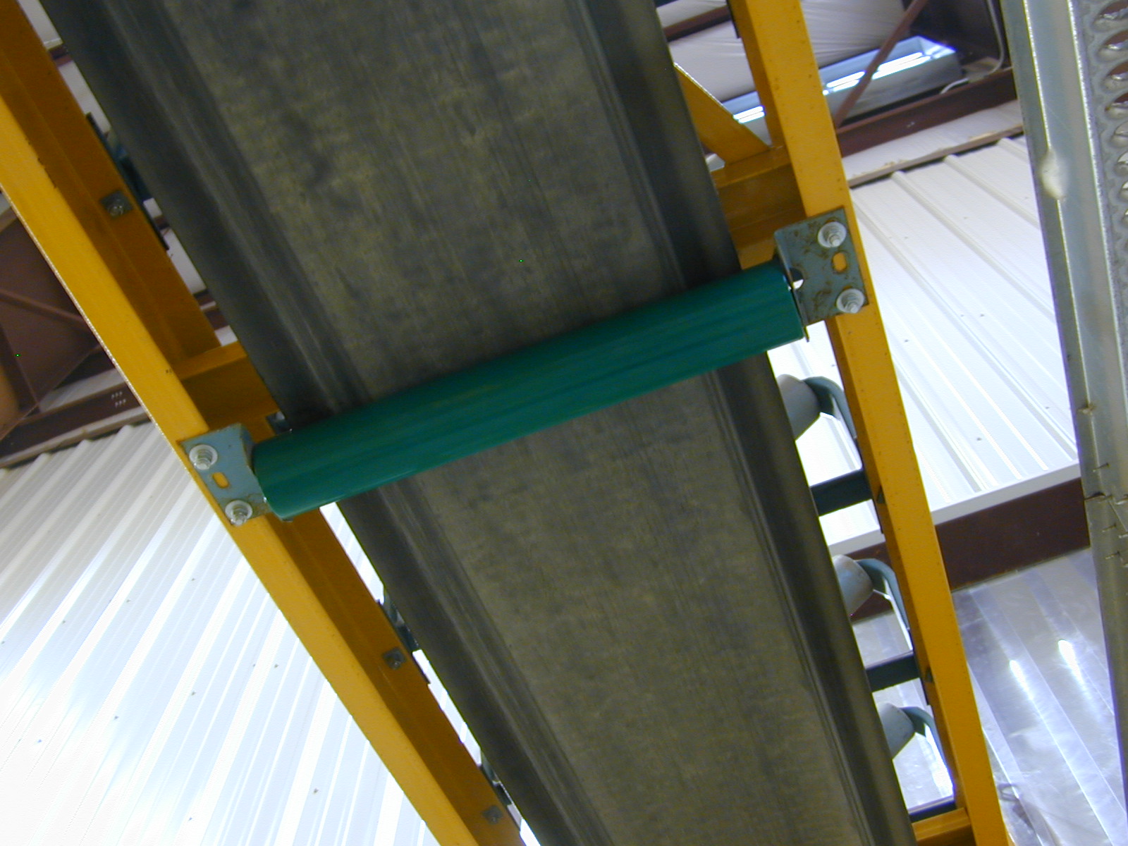 Corroded structure after corrosion was halted with a barrier coating