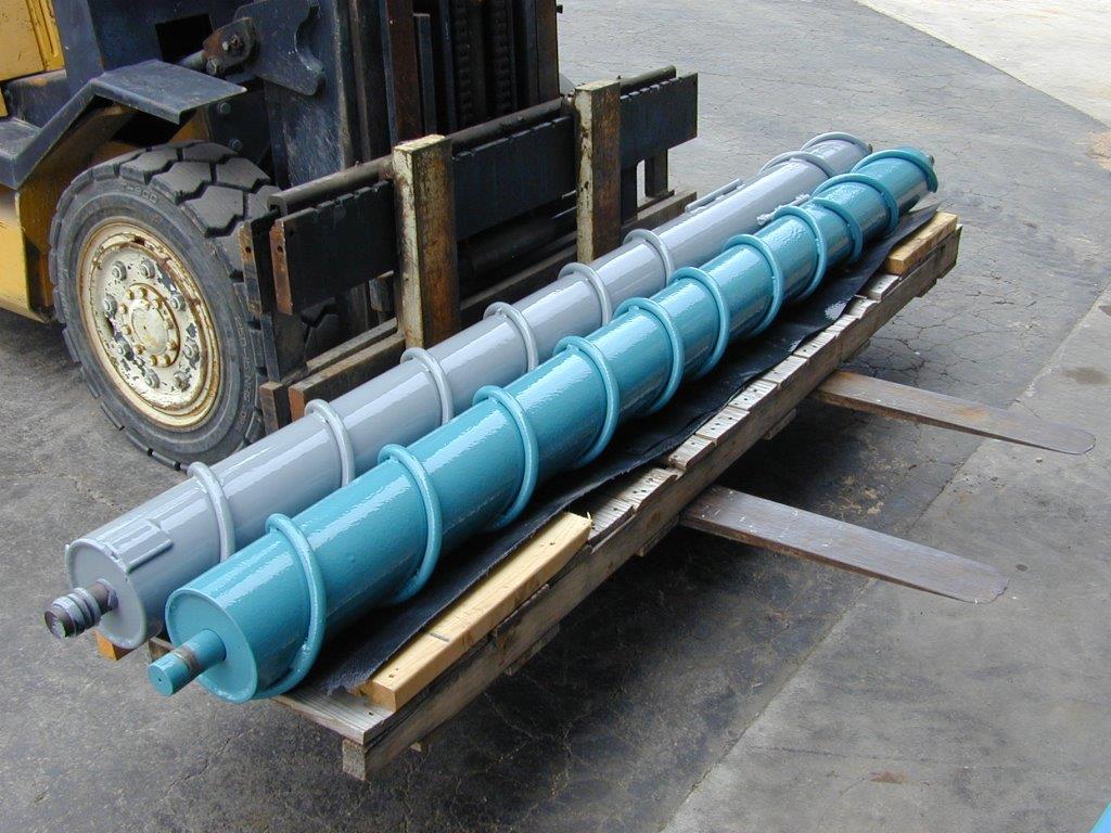 Agricultural equipment treated to stop advancing corrosion